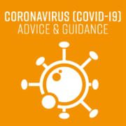 This image is providing advice and guidance on how to protect oneself from the Coronavirus (COVID-19). Full Text: CORONAVIRUS (COVID-19) ADVICE & GUIDANCE